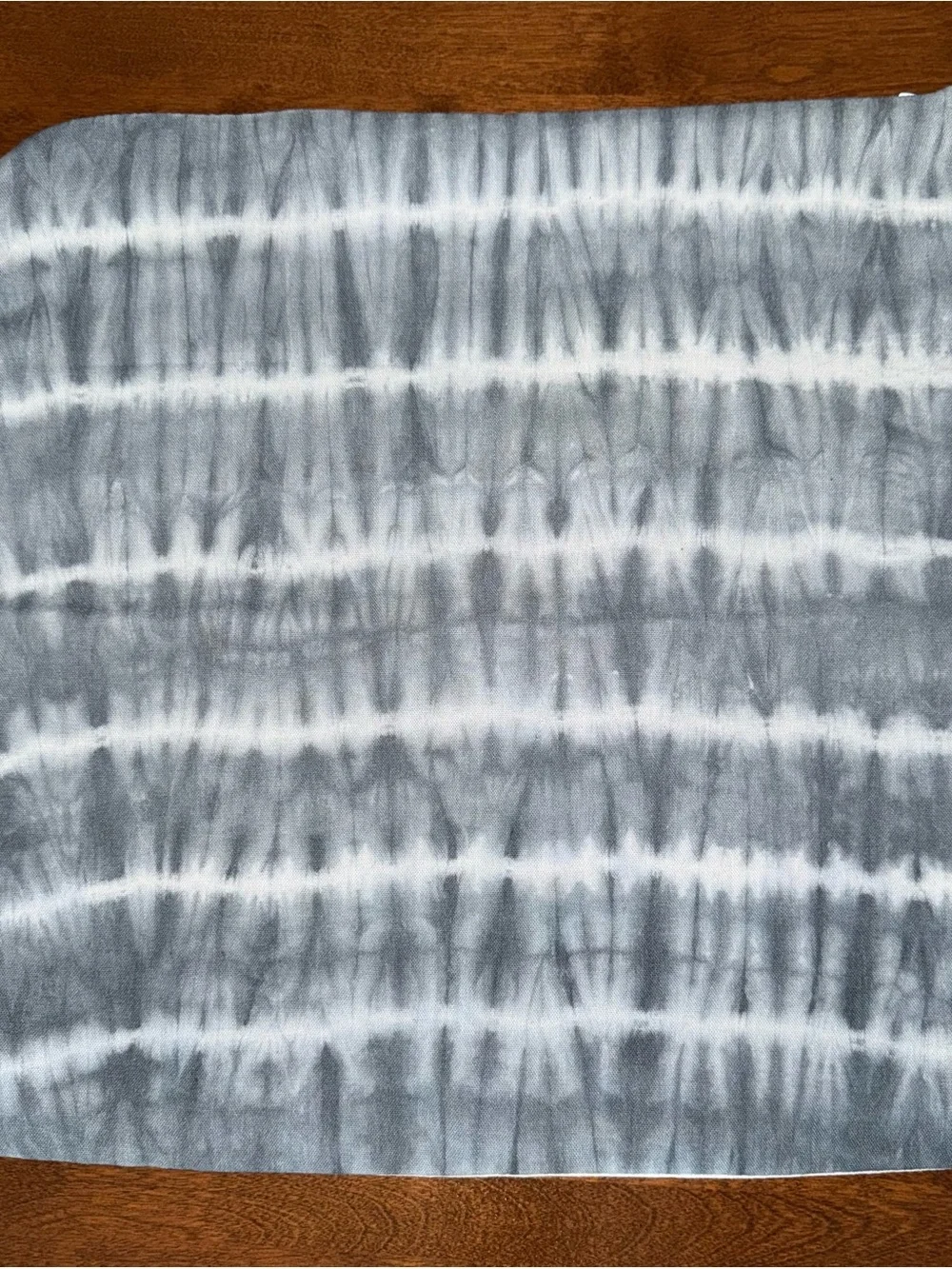 Handmade Gray/Blue/White Tie-Dye Throw Pillow Cover 16x16 Boho Farmhouse Decor
